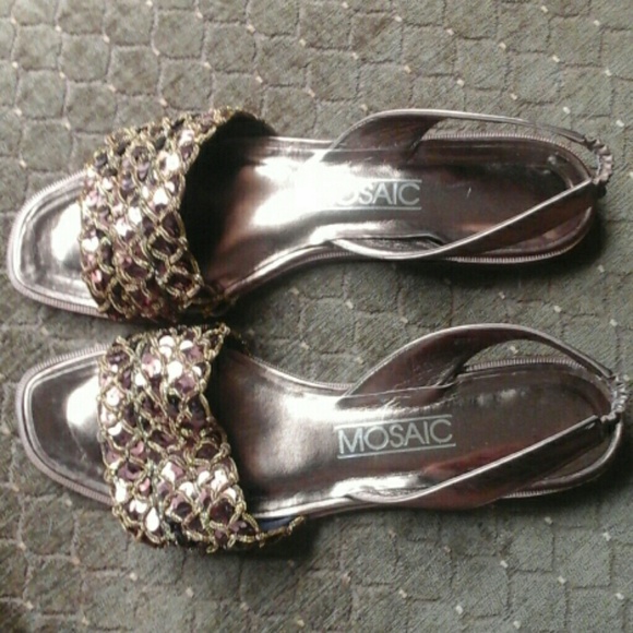 MOSAIC Leather Avarcas Sandals - Picture 1 of 4